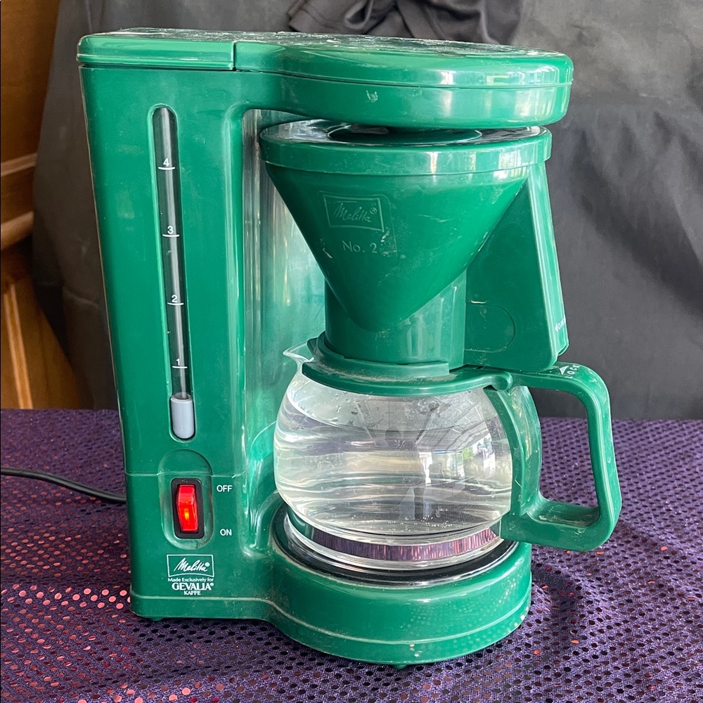 RARE Melitta Gevalia Kaffe 4-Cup Personal Coffee Maker.